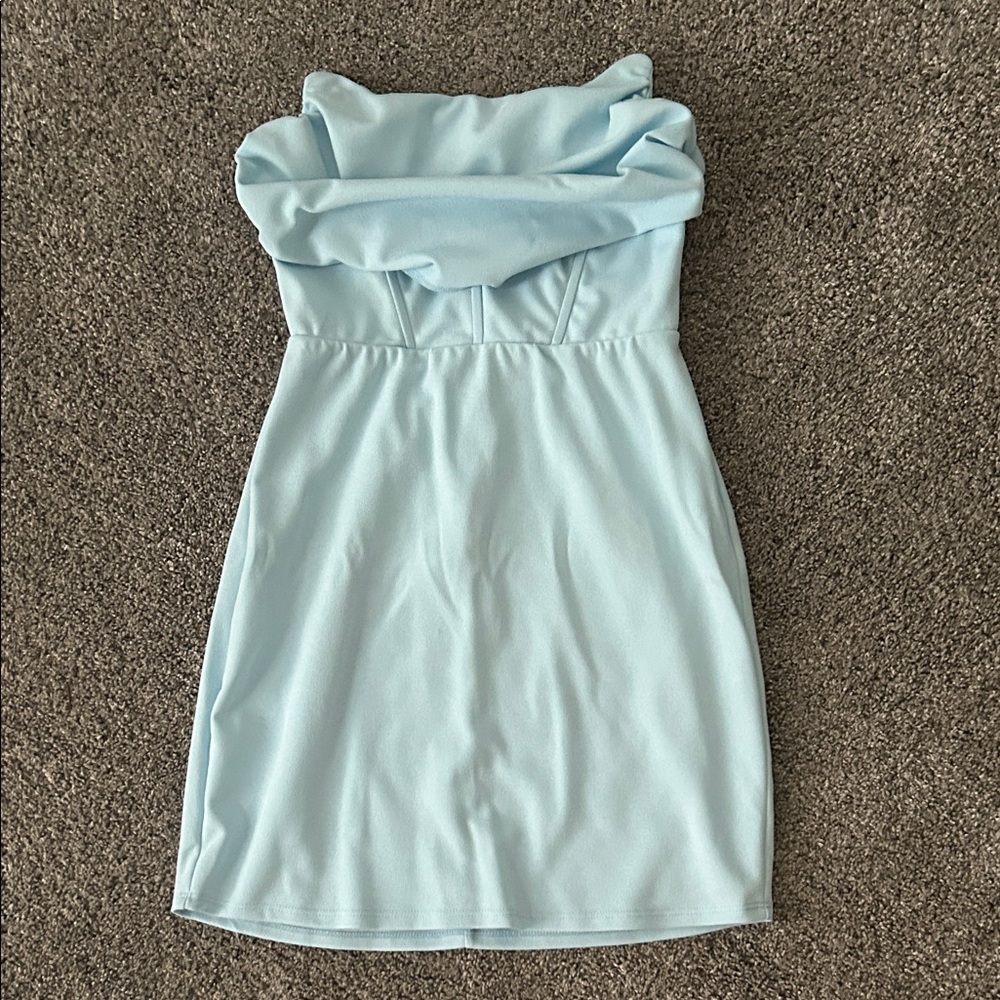 Lucy in the Sky Light Blue Mini Dress